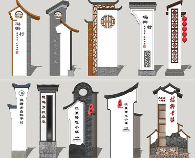  义马美丽乡村标识标牌有哪些分类？